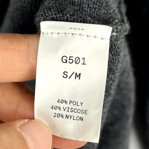 Kerisma Oversized Sweater Womens Small Medium Gray V-Neck Lagenlook Relaxed Boho - Picture 8 of 16